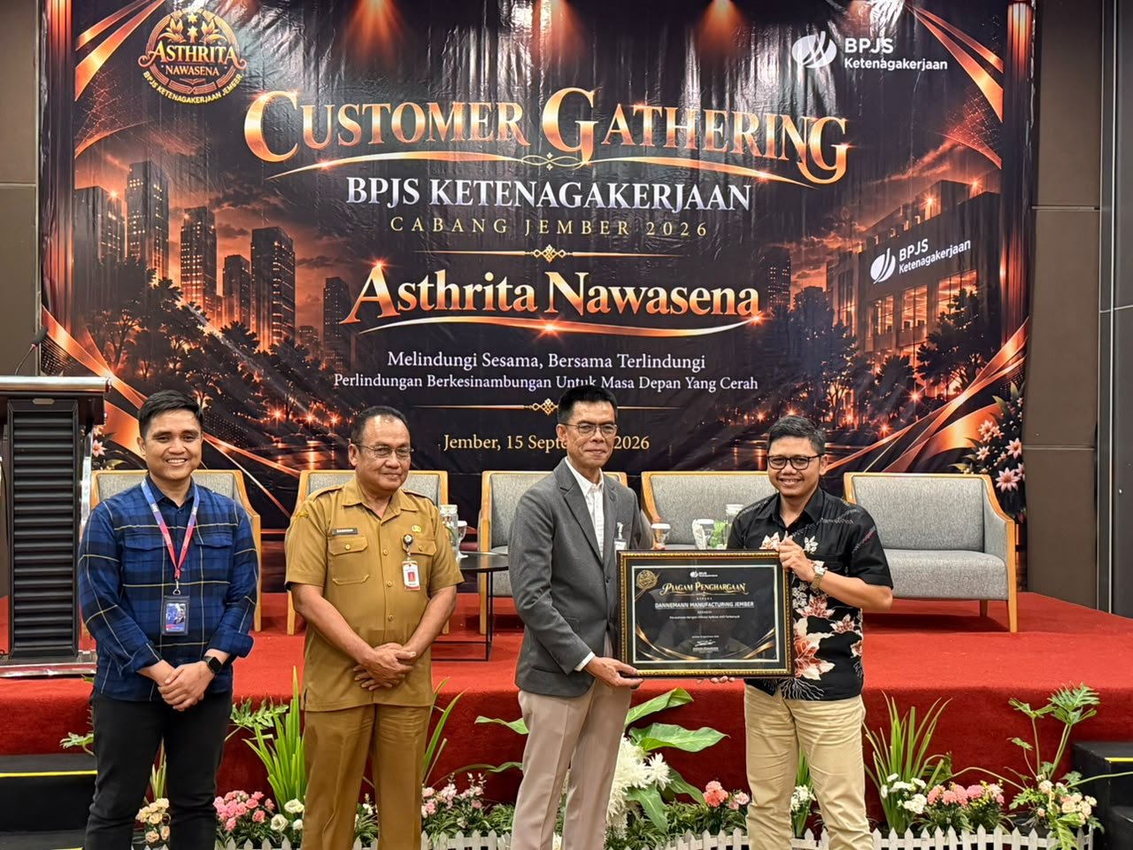BPJS Ketenagakerjaan Jember menggandeng perusahaan Platinum di Jember, Lumajang, dan Bondowoso untuk memperluas perlindungan pekerja dan mendorong UCJ/Hibata.id