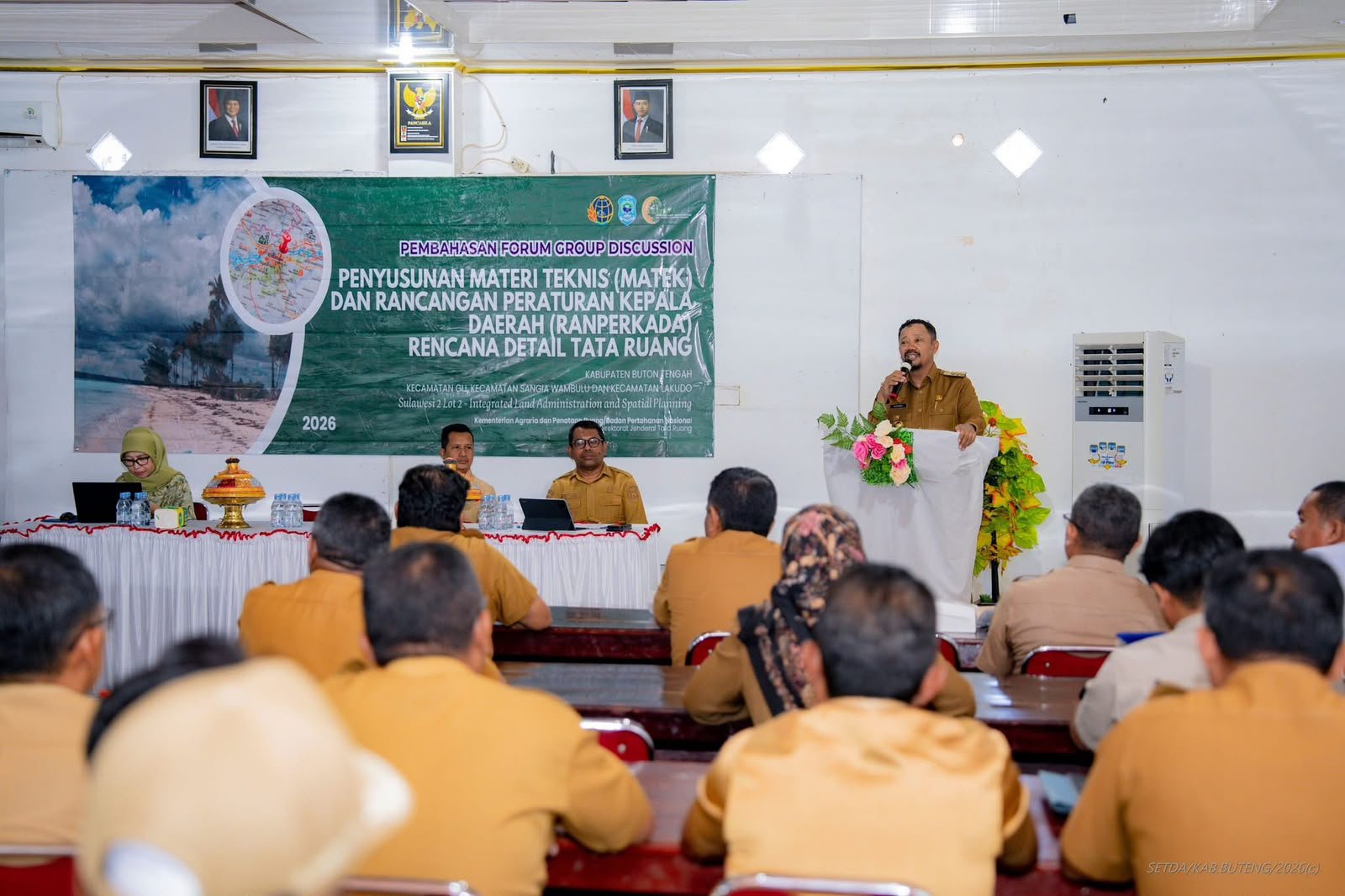 Pemkab Buton Tengah menyusun RDTR Kecamatan Gu, Sangia Wambulu dan Lakudo untuk memperkuat kepastian tata ruang, investasi, dan pembangunan kawasan/Hibata.id