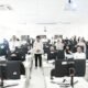 Kepala Kantor Wilayah Kementerian Haji dan Umrah Provinsi Gorontalo, Mansur Basir, saat meninjau langsung pelaksanaan Ujian Kompetensi CACT Mutasi Masuk PNS Kementerian Haji dan Umrah di UPT BKN Gorontalo, Rabu (16/9/2026)/Hibata.id