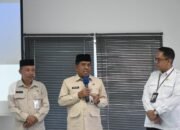 Kepala Kantor Wilayah Kementerian Haji dan Umrah Provinsi Gorontalo, Mansur Basir, saat meninjau langsung pelaksanaan Ujian Kompetensi CACT Mutasi Masuk PNS Kementerian Haji dan Umrah di UPT BKN Gorontalo, Rabu (16/9/2026)/Hibata.id