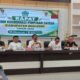 Bupati Boalemo Rum Pagau memimpin rapat Forkopimda yang berlangsung di Aula Dinas Kesehatan Kabupaten Boalemo, Rabu (16/9/2026)/Hibata.id