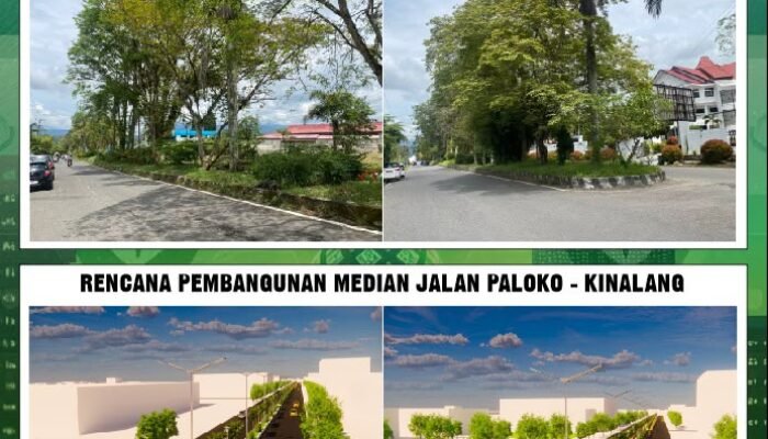 Pemkot Kotamobagu Jelaskan Penataan Median Jalan Paloko-Kinalang