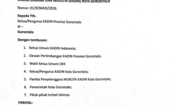 Somasi terhadap penyelenggaraan Musyawarah Kota (MUKOTA) KADIN Kota Gorontalo.