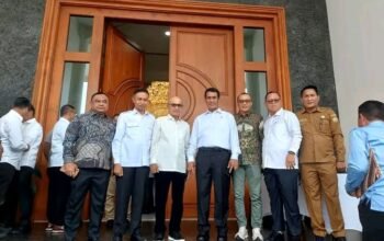 Wakil Bupati Boalemo Lahmudin Hambali bertemu Menteri Pertanian Andi Amran Sulaiman di kediaman Menteri Pertanian, Senin, 21 September 2026. (Foto: Humas)