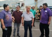 Wali Kota Gorontalo Adhan Dambea memantau sejumlah bangunan dan toko yang kosong di wilayah Kota Gorontalo, Selasa, 22 September 2026. (Foto: Humas)