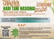 Karnaval Hari Tani Nasional dengan mengusung tema “Reclaim the Space!”