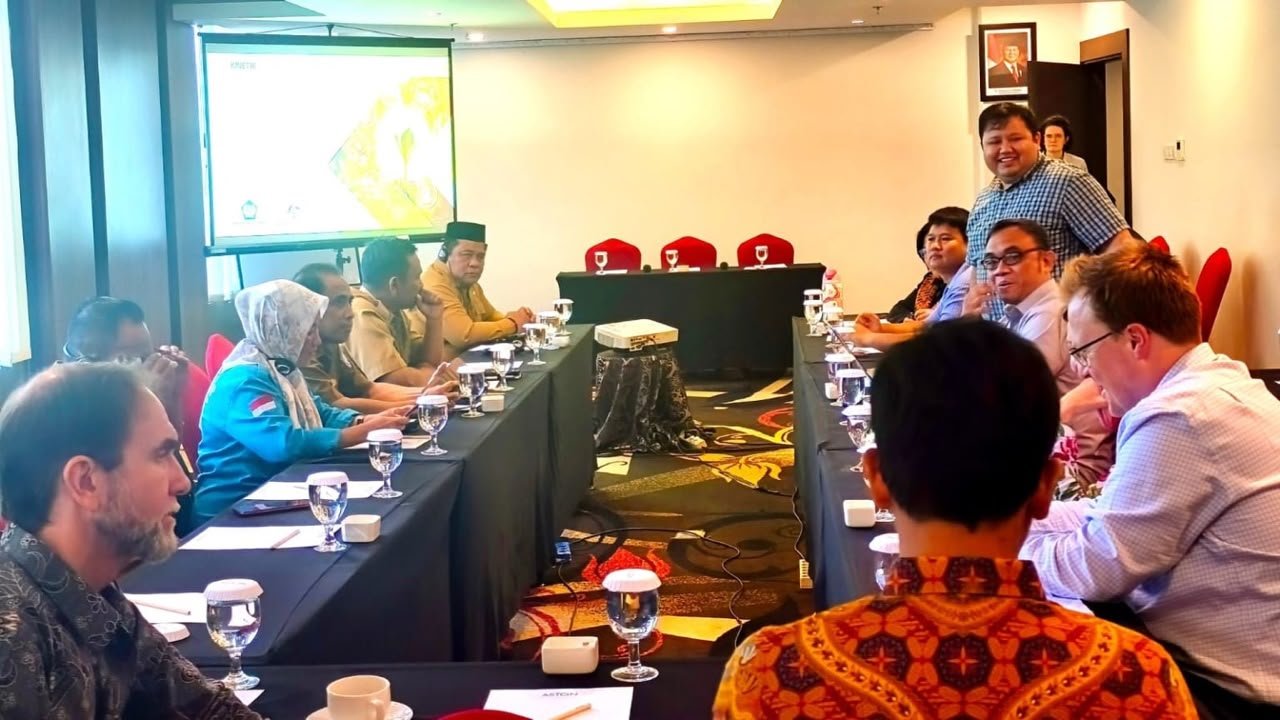 Sekda Kabupaten Gorontalo Sugondo Makmur menghadiri diskusi implementasi KINETIK dan rencana pengembangan BE terkait peluang infrastruktur berkelanjutan/Hibata.id