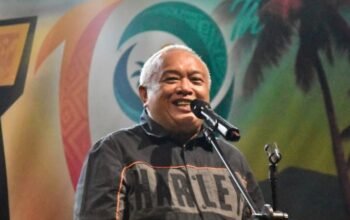 Wabup Gorontalo Tonny Junus mendorong pemuda lebih aktif dalam pembangunan Desa Duwanga melalui kreativitas, kolaborasi, dan pengembangan potensi desa/Hibata.id