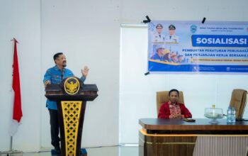 Pemkab Buton Tengah mendorong perusahaan dan pekerja memperkuat hubungan industrial melalui penyusunan Peraturan Perusahaan dan PKB/Hibata.id