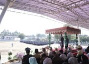 Sekretaris Daerah Kota Kotamobagu, Sofyan Mokoginta, memimpin upacara peringatan Hari Ulang Tahun (HUT) ke-62 Provinsi Sulawesi Utara, Rabu, 23 September 2026. (Foto: Humas)