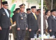 Ketua DPRD Provinsi Gorontalo, Idrus M.T. Mopili, menghadiri Upacara Peringatan Hari Ulang Tahun (HUT) ke-81 Tentara Nasional Indonesia (TNI) Tahun 2026/Hibata.id