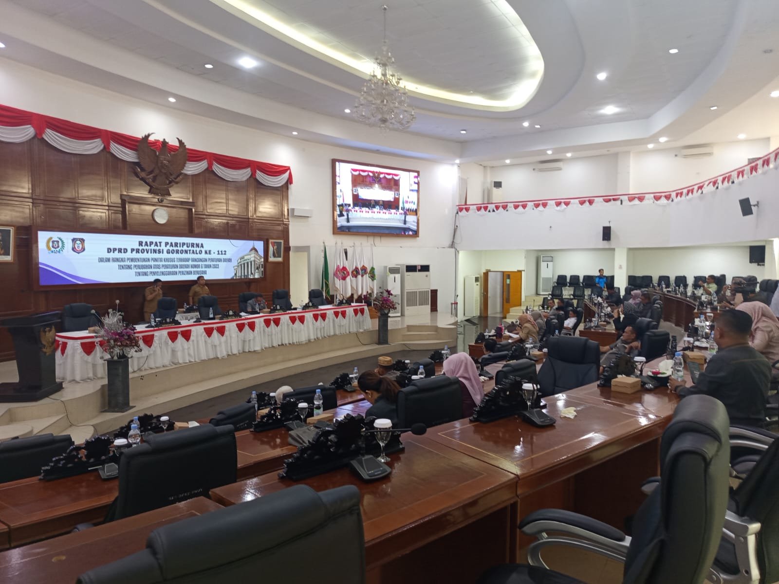 DPRD Provinsi Gorontalo menetapkan Pansus perubahan Perda Penyelenggaraan Perizinan Berusaha/Hibata.id