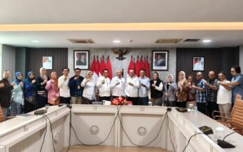 Rombongan DPRD Provinsi Gorontalo melakukan kunjungan kerja ke Kantor Wali Kota Administrasi Jakarta Selatan, Jumat (9/10/2026)/Hibata.id