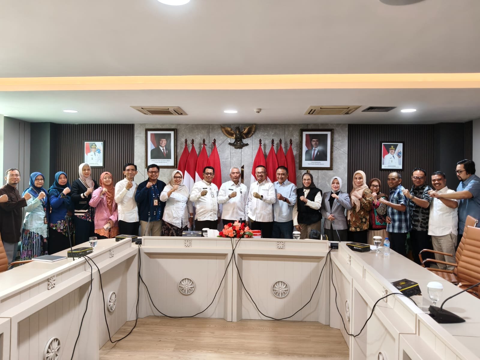 Rombongan DPRD Provinsi Gorontalo melakukan kunjungan kerja ke Kantor Wali Kota Administrasi Jakarta Selatan, Jumat (9/10/2026)/Hibata.id