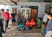 Komisi II DPRD Provinsi Gorontalo melakukan kunjungan lapangan untuk meninjau bantuan peralatan di Bengkel Las F4, Kelurahan Hunggaluwa, Sabtu (10/10/2026)/Hibata.id