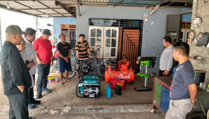 Komisi II Deprov Gorontalo Tinjau Bantuan Peralatan Bengkel Las F4