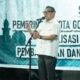 Wakil Wali Kota Gorontalo Indra Gobel saat menghadiri program silaturahmi dan sosialisasi urusan pemerintahan, pembangunan, dan kemasyarakatan. (Foto: Humas)