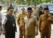 Wakil Wali Kota Gorontalo Indra Gobel mendampingi Tim Supervisi Komisi Pemberantasan Korupsi (KPK) meninjau sejumlah lokasi strategis pembangunan di Kota Gorontalo, Senin, 5 Oktober 2026. (Foto: Humas)