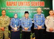 Penjabat Sekretaris Daerah Kota Gorontalo, Nuryanto saat Rapat Koordinasi Lintas Sektor Tim Pelaksana Kesehatan Jiwa Masyarakat (TPKJM) tingkat Kota Gorontalo 2026 di Grand Q Hotel, Kamis (8/10/2026). (Foto: Humas)