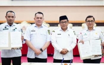 Badan Kepegawaian dan Pengembangan Sumber Daya Manusia (BKPSDM) Kota Gorontalo itu diluncurkan oleh Penjabat Sekretaris Daerah Kota Gorontalo, Nuryanto, pada Rabu, 21 Oktober 2026. (Foto: Humas)
