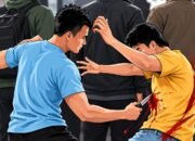 Seorang warga Buton diduga ditusuk saat acara hiburan di Desa Labuandiri. Polisi mengamankan terduga pelaku beserta sebilah badik/Hibata.id