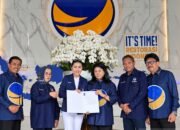 Indrawati Gobel menerima SK kepengurusan DPW Partai NasDem Provinsi Gorontalo periode 2026-2029 di Jakarta, Kamis (1/10/2026)/Hibata.id