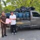 Polres Pohuwato menyerahkan berkas tersangka dan barang bukti kasus dugaan penyalahgunaan BBM bersubsidi/Hibata.id