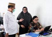 Bupati Gorontalo Utara Thariq Modanggu melakukan inspeksi mendadak di RSUD dr. Zainal Umar Sidiki (ZUS), Jumat (25/9/2026)/Hibata.id