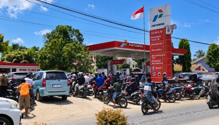 Alasan Klasik Pertamina soal Antrean Panjang di SPBU Gorontalo