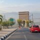 Lokasi Center Point Gorontalo diselimuti kabut tipis di tengah memburuknya kualitas udara di Provinsi Gorontalo/Hibata.id
