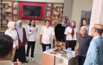 Komisi I DPRD Provinsi Gorontalo mengunjungi Dinas Perpustakaan dan Kearsipan Kabupaten Gorontalo, Rabu (14/10/2026)/Hibata.id