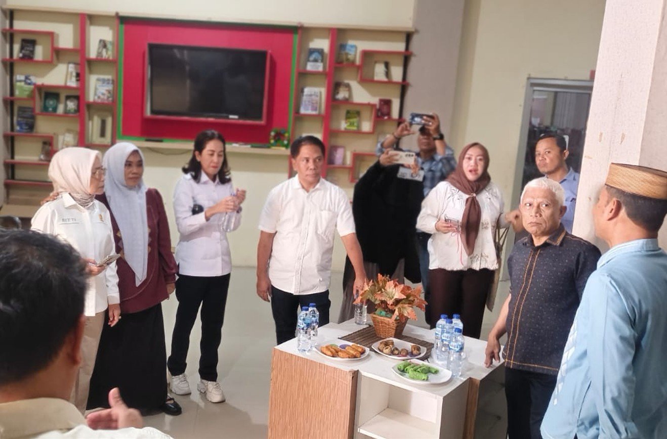 Komisi I DPRD Provinsi Gorontalo mengunjungi Dinas Perpustakaan dan Kearsipan Kabupaten Gorontalo, Rabu (14/10/2026)/Hibata.id