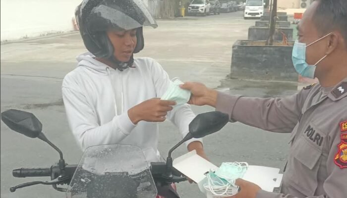 Asap Karhutla Meningkat, Polresta Balikpapan Imbau Warga Gunakan Masker