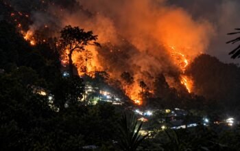 Kebakaran di Tambang Ilegal Titik Bor 18 Suwawa Tanpa Penanganan