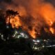 Kebakaran di kawasan PETI Titik Bor 18, Suwawa Timur, Bone Bolango, dilaporkan berlangsung sekitar sepekan. Saksi menduga sejumlah kamp penambang ikut terbakar/Hibata.id