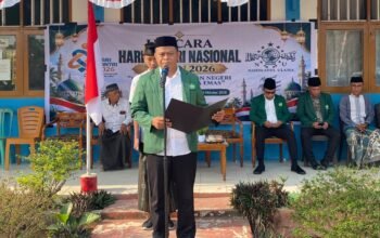 PCNU Bolaang Mongondow Utara memperingati Hari Santri Nasional 2026 di MA Kaidipang dengan upacara dan perlombaan untuk memperkuat persatuan santri/Hibata.id