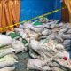 Potret gudang penyimpanan material yang diduga batu hitam di Kabupaten Bone Bolango, Gorontalo. Polisi masih menelusuri asal-usul, kepemilikan, dan legalitas material tersebut/Hibata.id