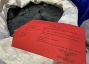 Sebagian barang bukti dari 44 Ton Batu Hitam Gorontalo/Hibata.id