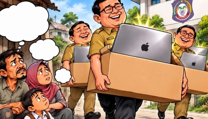 231 Juta untuk 9 Unit MacBook, DLHK Provinsi Gorontalo Abaikan Efisiensi