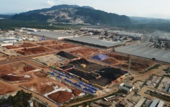 Kawasan Indonesia Huabao Industrial Park (IHIP) di Morowali, Sulawesi Tengah (Sulteng). Foto: Walhi Sulteng/Mongabay Indonesia.