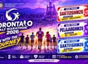 Gorontalo Half Marathon 2026 menghadirkan promo 1–5 Oktober dengan diskon hingga Rp100 ribu untuk pelajar, umum, dan pendaftaran kolektif/Hibata.id