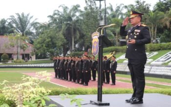 Kapolda Kalimantan Timur (Kaltim) Irjen Pol Endar Priantoro memimpin upacara peringatan Hari Kesaktian Pancasila 2026/Hibata.id