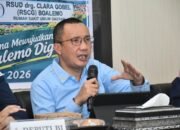 Wakil Bupati Boalemo Lahmudin Hambali membuka High Level Meeting untuk memonitor dan mengevaluasi program unggulan Pemerintah Kabupaten Boalemo, SHERLYGO/Hibata.id
