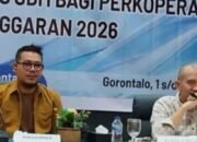 Pendidikan dan Pelatihan (Diklat) Peningkatan Kapasitas SDM Koperasi yang digelar Dinas Tenaga Kerja, Koperasi dan UKM Kota Gorontalo di Ballroom Grand Q Hotel Gorontalo, Sabtu, 3 Oktober 2026.