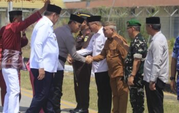 Bupati Gorontalo Sambut Kedatangan Kapolda Baru Nurworo Danang