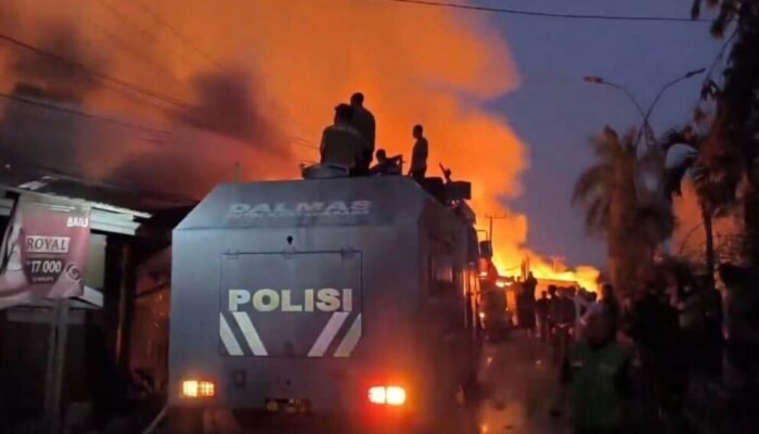 Kebakaran di Kelurahan Melayu Tenggarong, 50 Rumah Terdampak