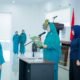 Ketua TP-PKK Kabupaten Buton Tengah Umi Noranah Azhari melantik dan mengukuhkan Ketua TP-PKK Kecamatan Gu dan Kecamatan Talaga Raya masa bakti 2026-2031 di Aula Pancana, Kantor Bupati Buton Tengah, Kamis (8/10/2026)/Hibata.id