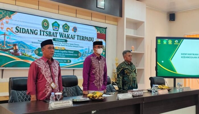 Permudah Sertifikasi Aset, Sidang Isbat Wakaf Terpadu Digelar di Boalemo
