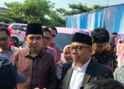 Bupati Jember Muhammad Fawait meluncurkan program Mobil Cinta untuk membantu pasien kurang mampu pulang setelah menyelesaikan perawatan di rumah sakit, Kamis (8/10/2026)/Hibata.id