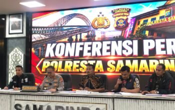 Kapolresta Samarinda menyampaikan informasi terkait penanganan pengaduan dugaan malapraktik medis di Samarinda, Kalimantan Timur/Hibata.id
